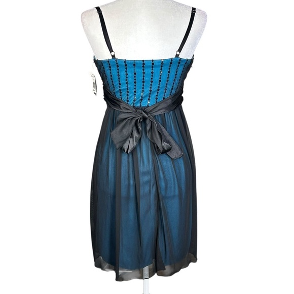 NEW City Triangles Mini Dress L Vintage Y2K Sequins Whimsigoth Party - Picture 5 of 11